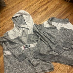Victoria Secret PINK Set of 2 sweaters gray Medium